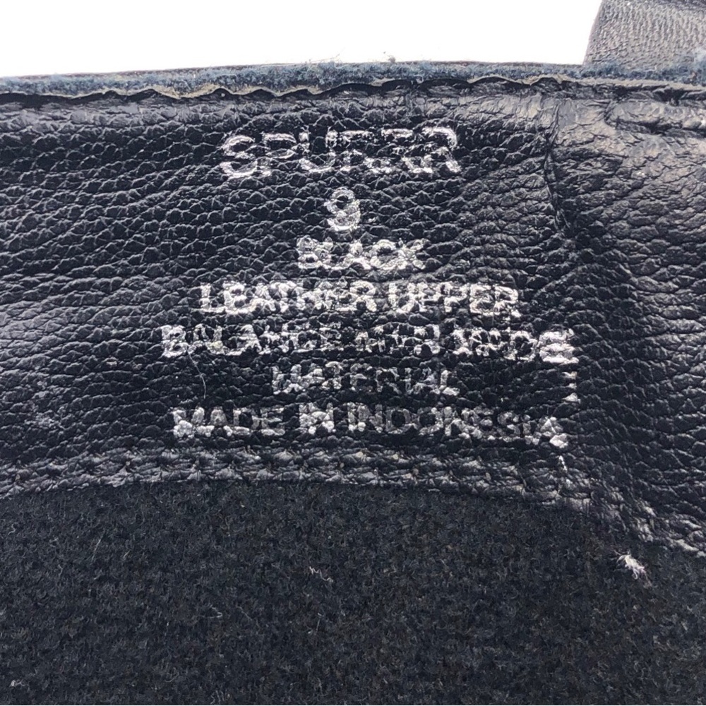 Steven by Steve Madden Spur Black Leather Boots 9 - Picture 8 of 13